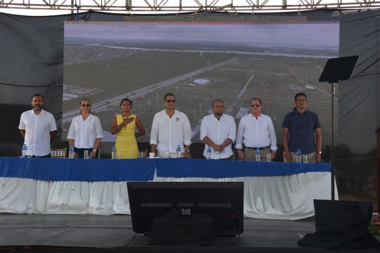 Ministra Morcillo visitó puntos deportivos en zonas