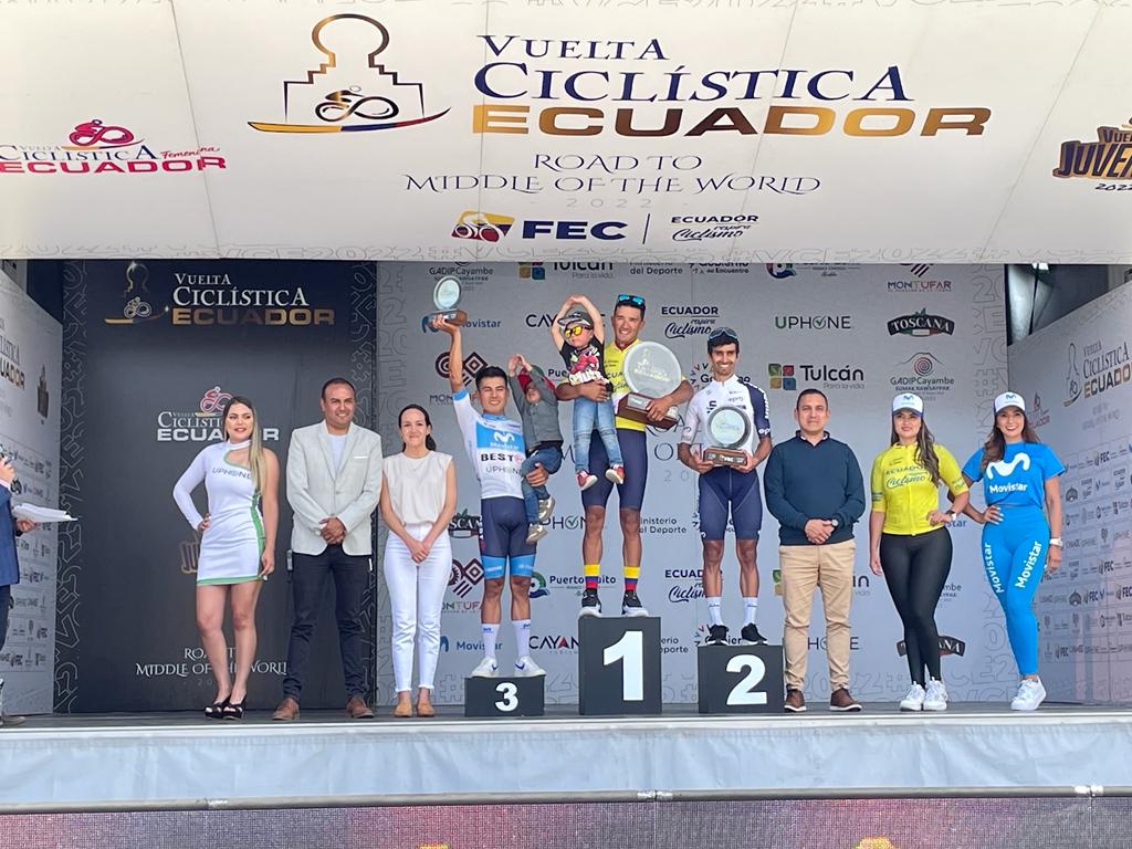 Robinson Chalapud flamante campeón de la Vuelta al Ecuador 2022