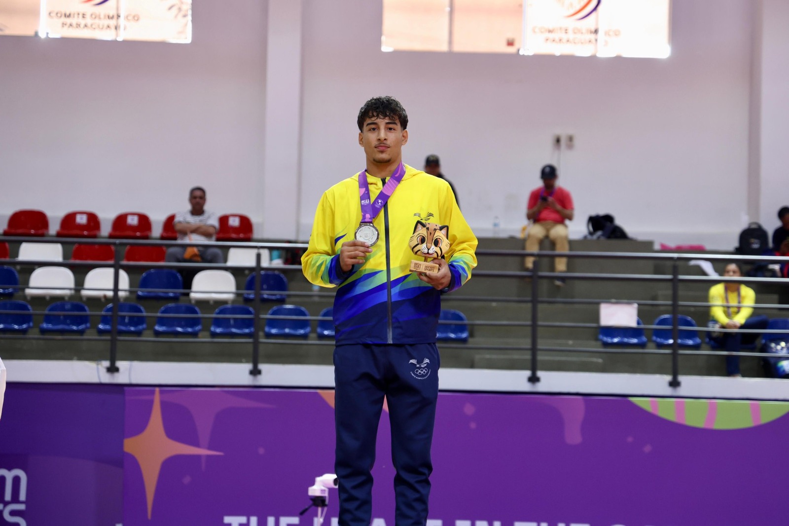 Alfredo Vladivieso - medalla de plata -73kg Judo. Foto: COE
